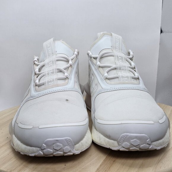 MENS SIZE 13 - ADIDAS NMD V3 GX9586 SHOES CLOUD WHITE SNEAKERS - Picture 2 of 9